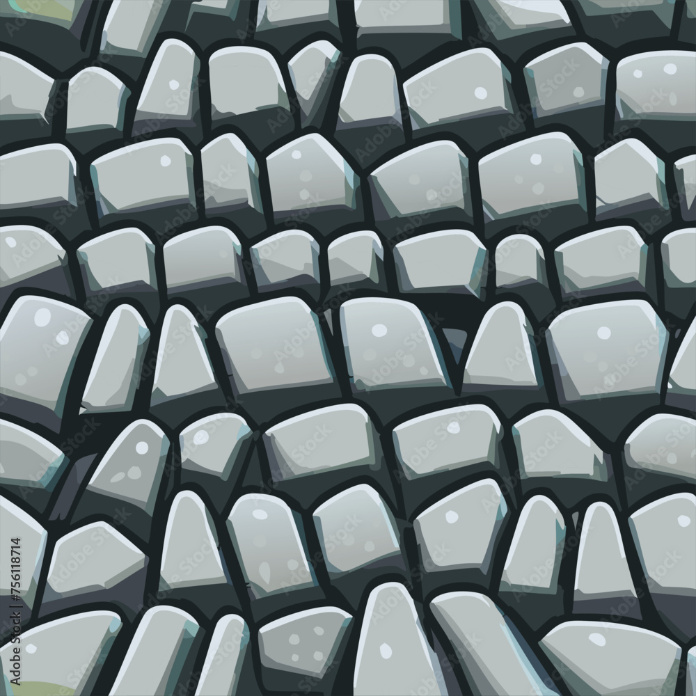 Stylized stone wall pattern Stylized stone wall pattern