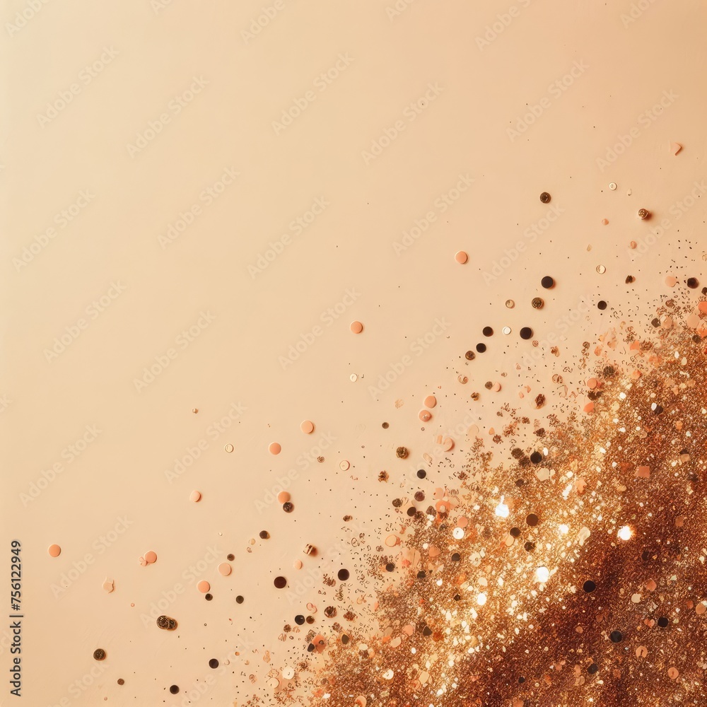 Abstract golden shiny glittering background