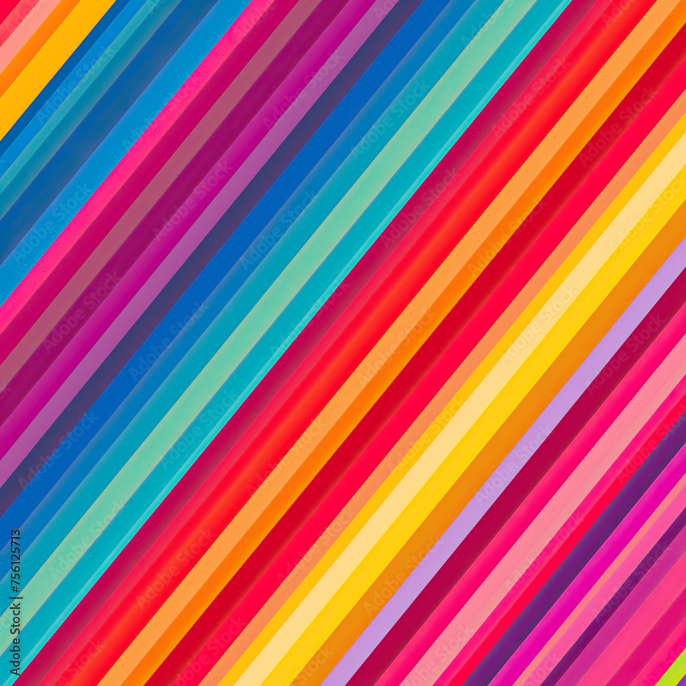 A rainbow pattern of bright diagonal lines. A rainbow pattern of bright diagonal lines.