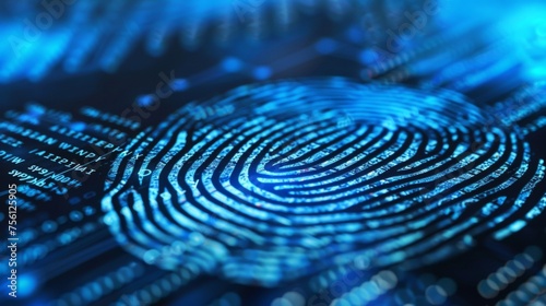 A digital fingerprint with a lock symbol superimposed over it symbolizing the security and protection offered by personal intellectual property rights.