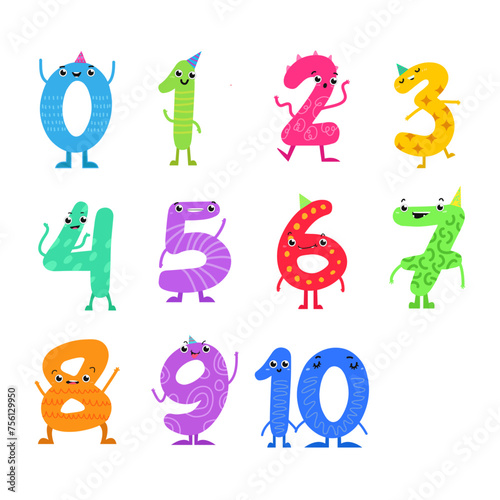 Cute Character Number