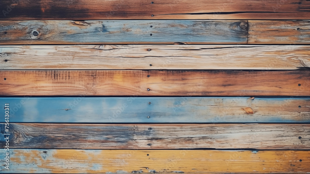 Colorful wood board texture