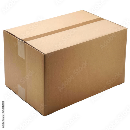 A cardboard box on transparency background PNG  © Sim