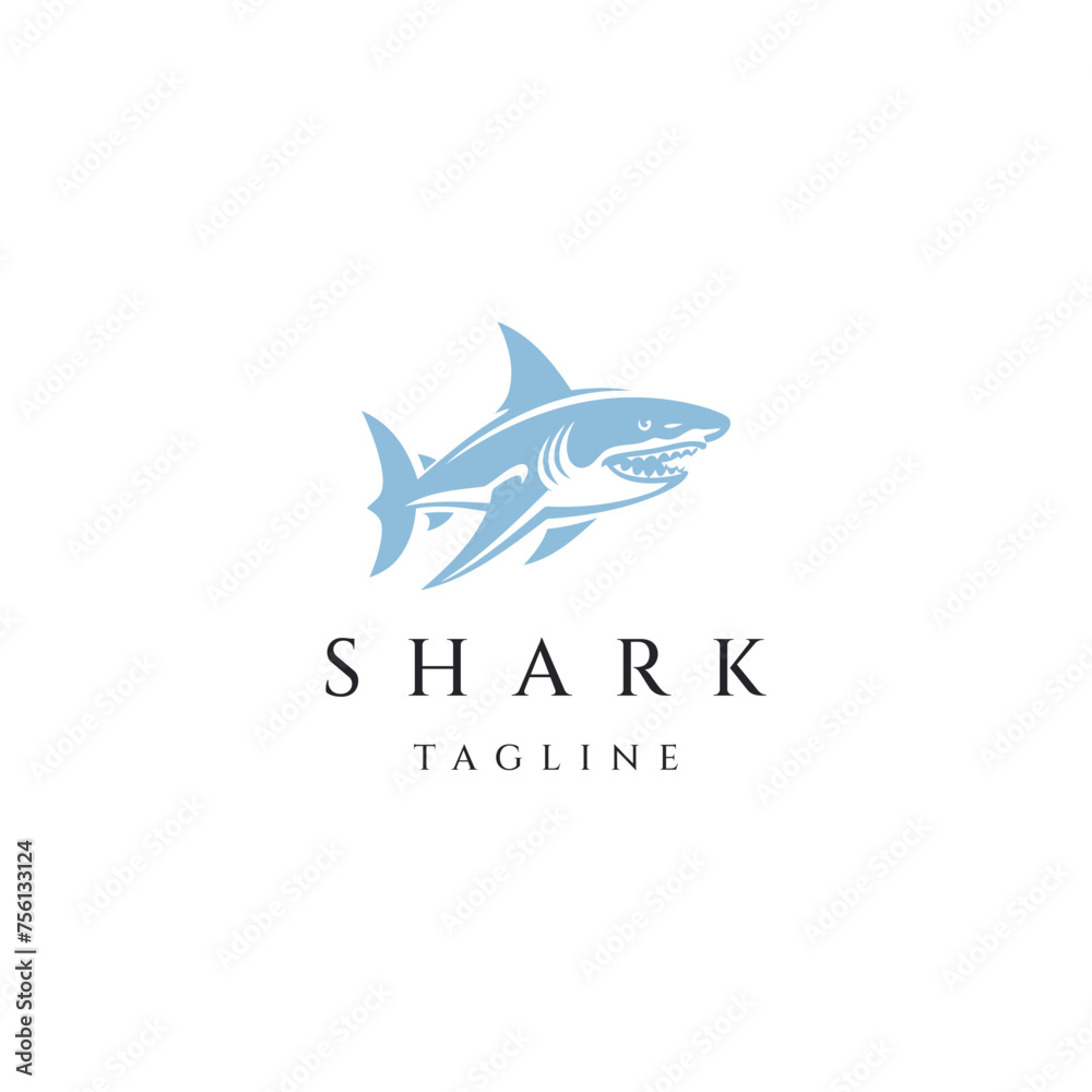 Shark logo design icon vector template Shark logo design icon vector template