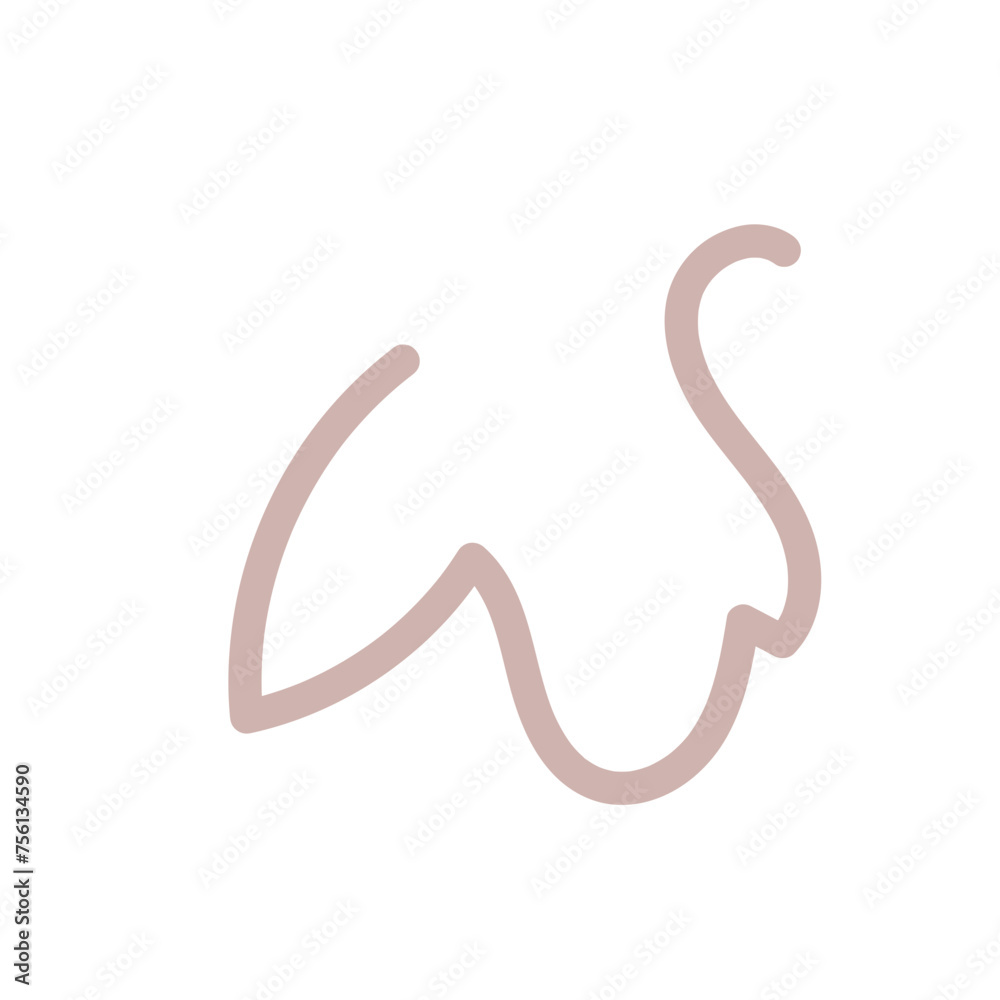 Colourful Squiggly Vector Line Colourful Squiggly Vector Line