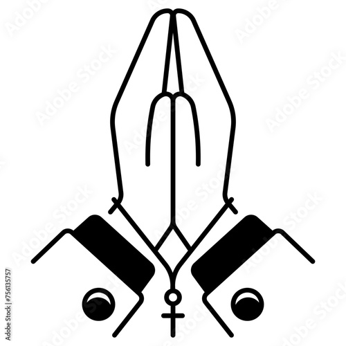 Praying Icon