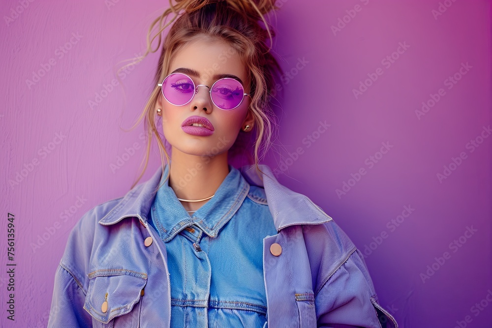 portrait of a woman with sunglasses portrait of a woman with sunglasses