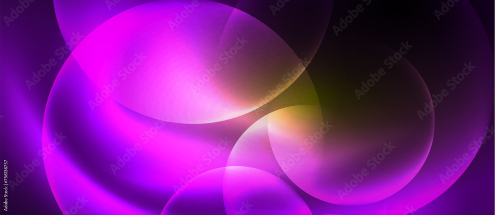 Techno concept with neon circles geometric design. Vector Illustration For Wallpaper, Banner, Background, Card, Book Illustration, landing page Techno concept with neon circles geometric design. Vector Illustration For Wallpaper, Banner, Background, Card, Book Illustration, landing page