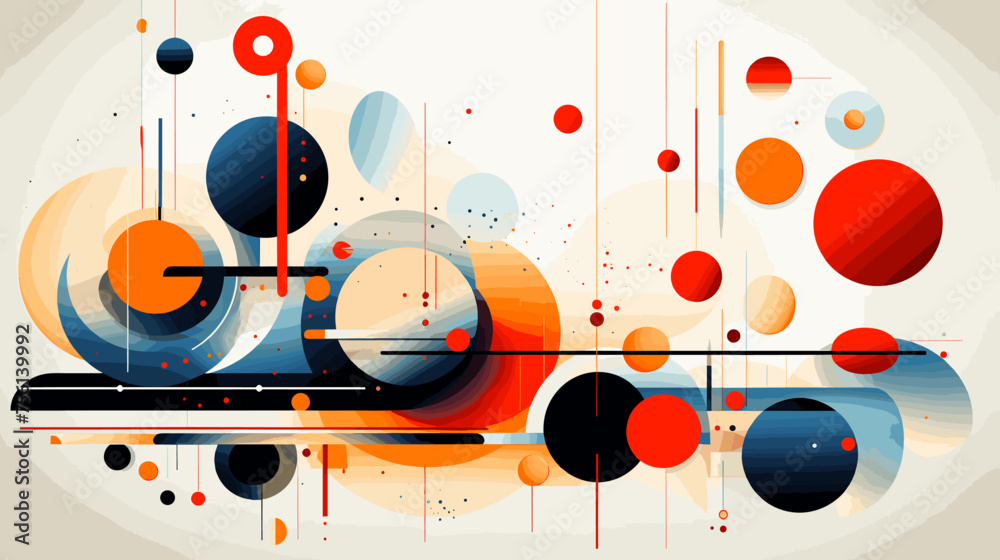 Flat vector illustration of a geometric pattern.
