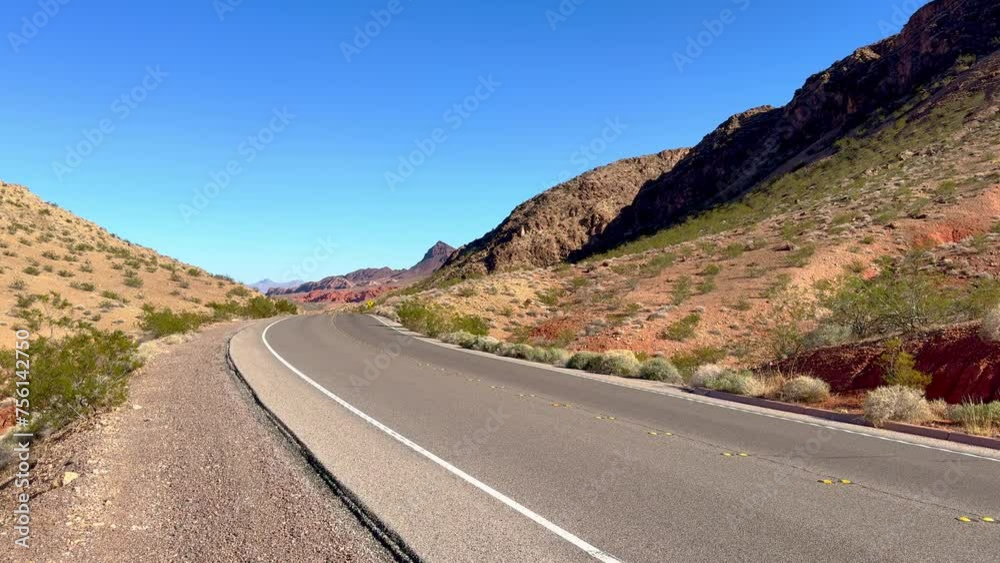 Lonely road through the Arizona desert - travel photography Lonely road through the Arizona desert - travel photography