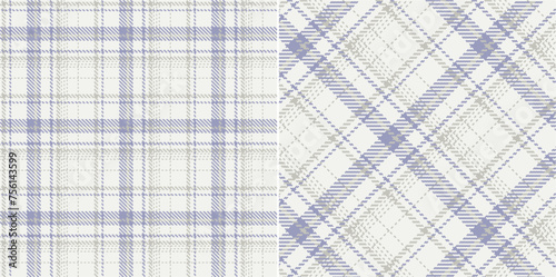Vector checkered pattern. Tartan, textured seamless twill for flannel shirts, duvet covers, other autumn winter textile mills. Vector Format