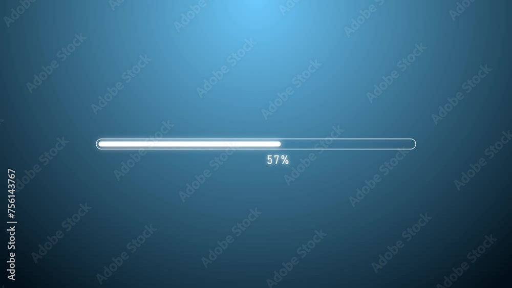 Abstract new fast loading bar icon animation. Abstract new fast loading bar icon animation.