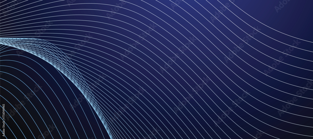 Blue abstract line background banner vector image design Blue abstract line background banner vector image design