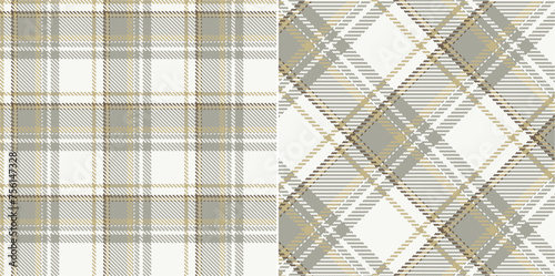 Vector checkered pattern. Tartan, textured seamless twill for flannel shirts, duvet covers, other autumn winter textile mills. Vector Format