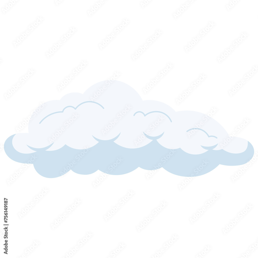 White Cloud Illustration