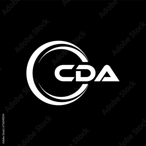 CDA Logo Design, Inspiration for a Unique Identity. Modern Elegance and Creative Design. Watermark Your Success with the Striking this Logo.