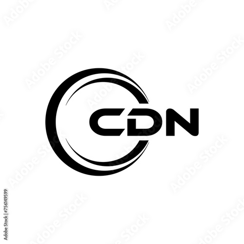 CDN Logo Design, Inspiration for a Unique Identity. Modern Elegance and Creative Design. Watermark Your Success with the Striking this Logo.