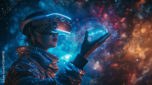 Exploring cosmos with virtual reality
