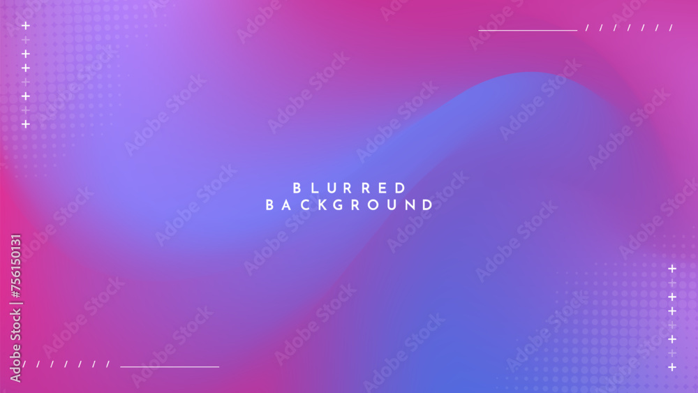 Obraz premium Abstract Background purple blue color with Blurred Image is a visually appealing design asset for use in advertisements, websites, or social media posts to add a modern touch to the visuals.