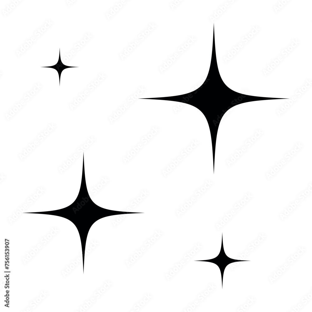 Vector sparkle icon, shine icon, clean star icon vector in trendy flat style illustration isolated on white background. Vector sparkle icon, shine icon, clean star icon vector in trendy flat style illustration isolated on white background.