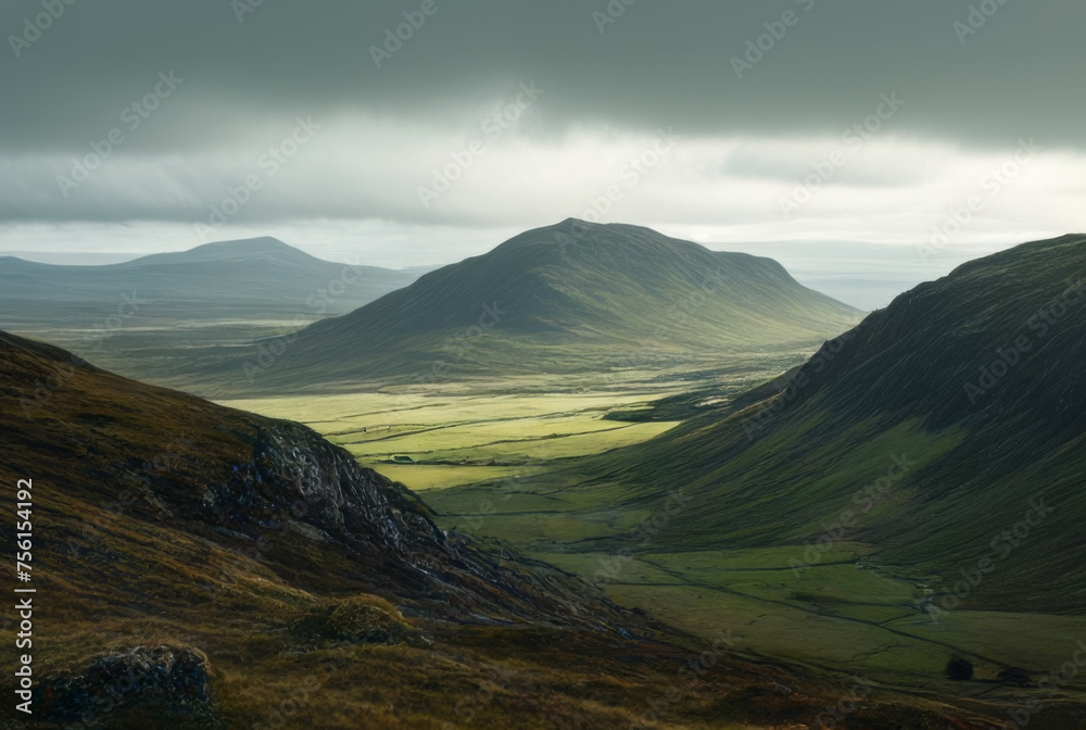 Beautiful landscape image of Cairngorms National Park in Scotland