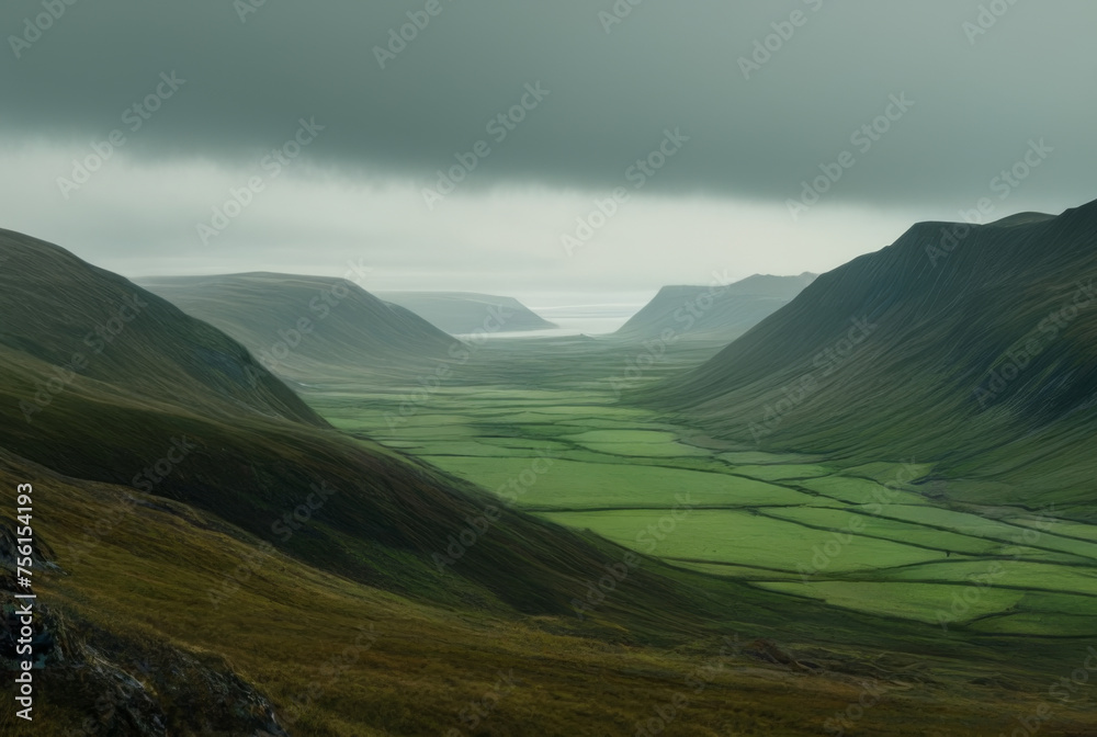 Beautiful landscape image of Cairngorms National Park in Scotland