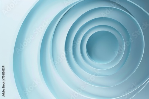 rounded circle abstract light blue background