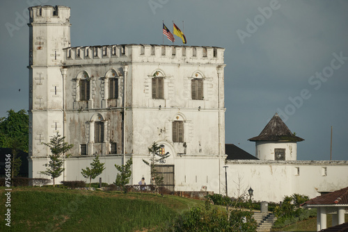 Fort Margherita in Kuching, Sarawak. The fort is an landmark and monument in Sarawak's history which goes back to the Brooke dynasty.