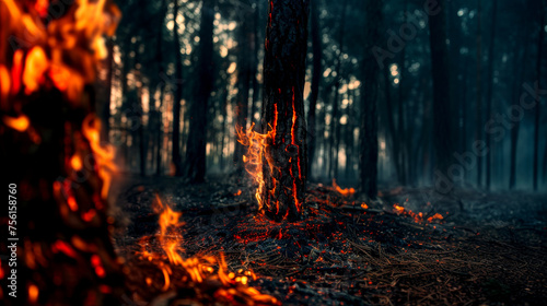Raging flames: surviving the wrath of a forest fire