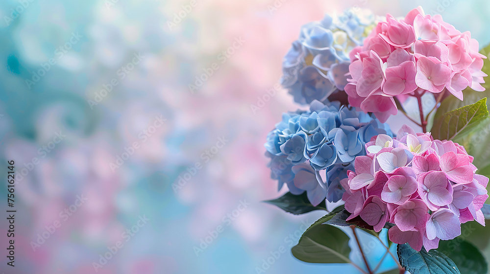 AI art, hydrangea background 紫陽花の背景 AI art, hydrangea background 紫陽花の背景