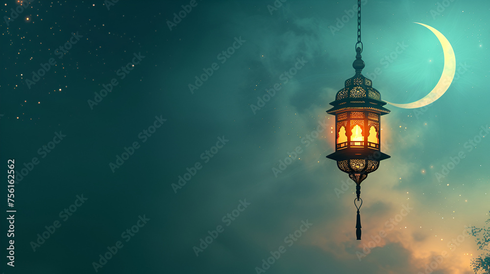 Holy Ramadan Kareem moon month of fasting for Muslims. Copy Space Holy Ramadan Kareem moon month of fasting for Muslims. Copy Space
