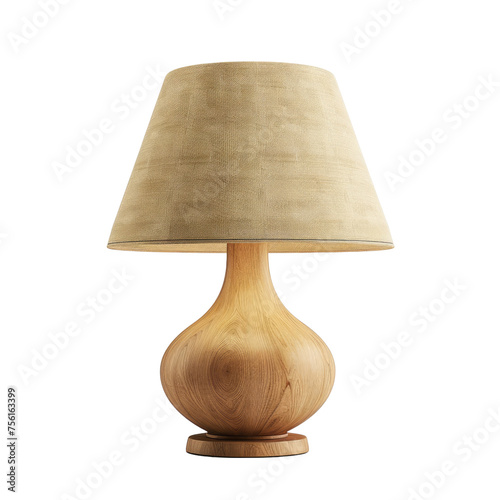 table lamp isolated on transparent background	 photo