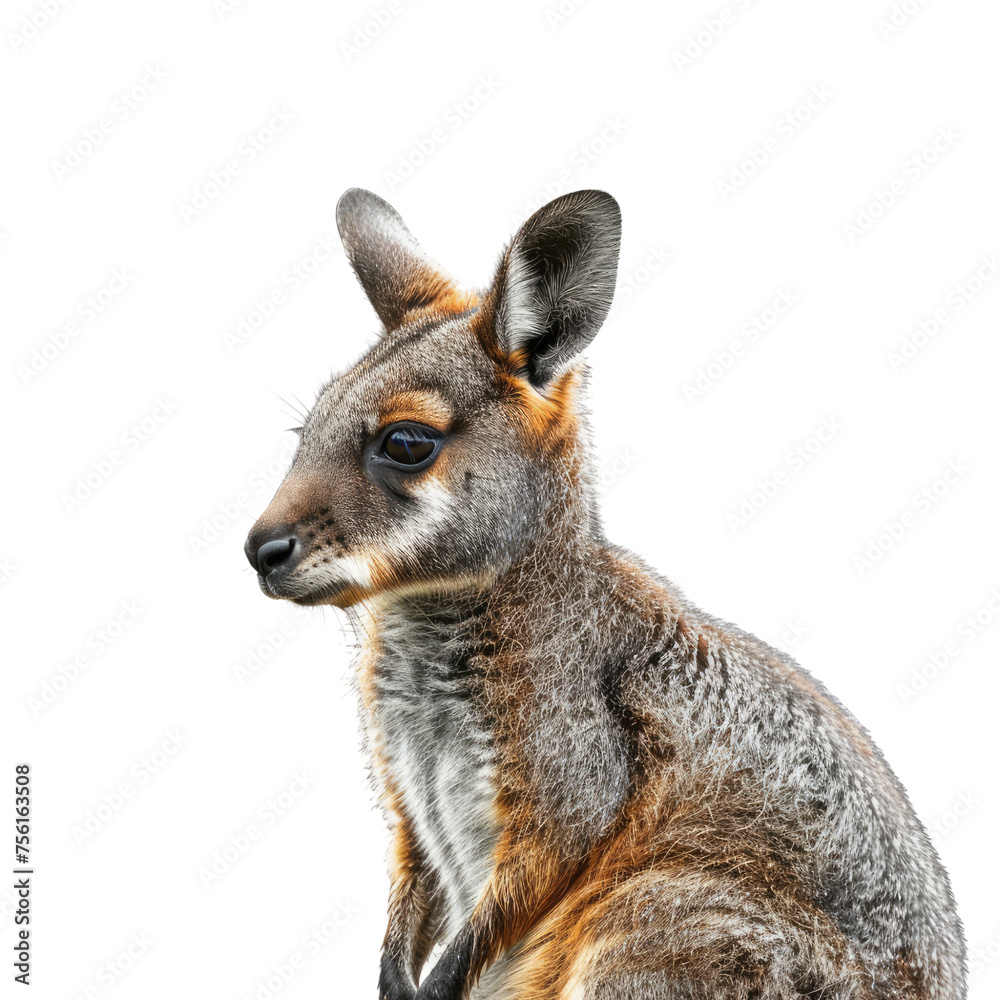 Wallaby isolated on transparent background Wallaby isolated on transparent background