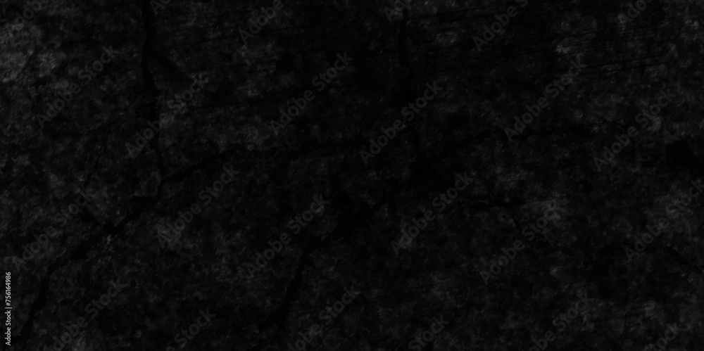 Fototapeta premium Dark black grunge wall charcoal colors texture backdrop background. Black Board Texture or Background. abstract grey color design are light with white gradient background. Old wall texture cement.
