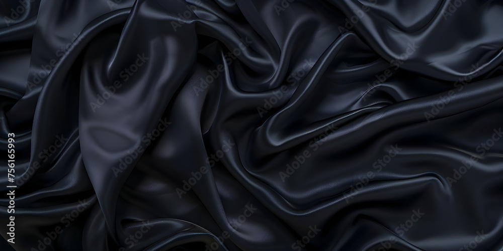 Black Satin Silk Texture Black Satin Silk Texture