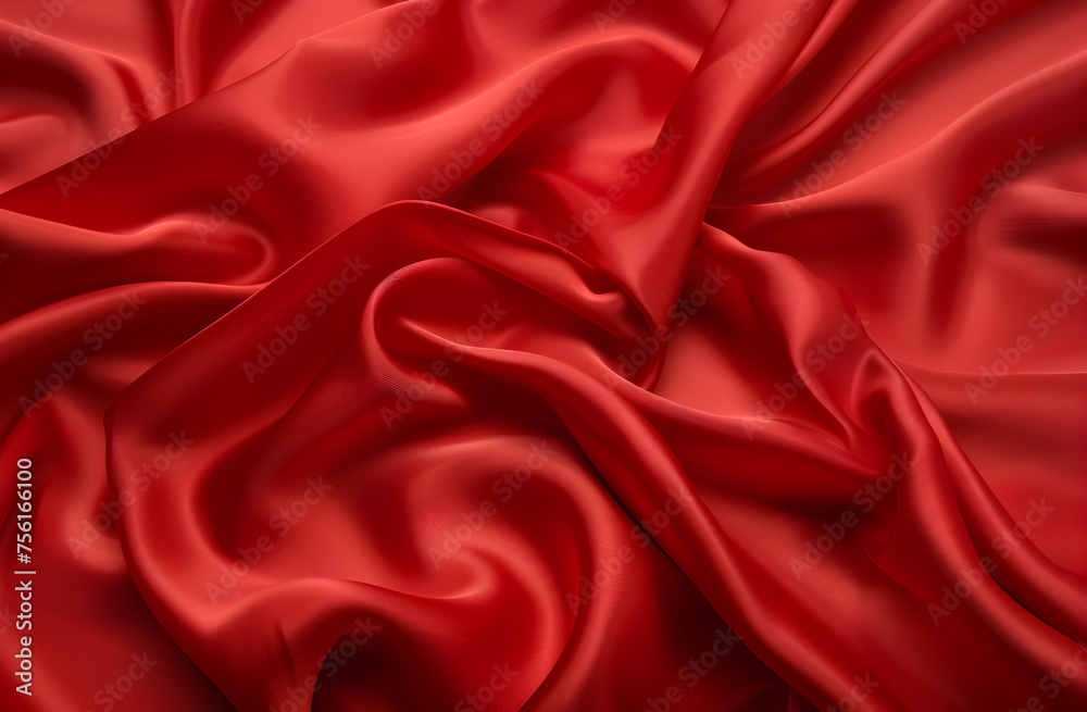 Red Satin Silk Texture Red Satin Silk Texture