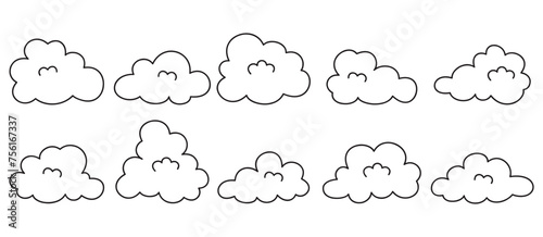 Cloud Line Illustration
