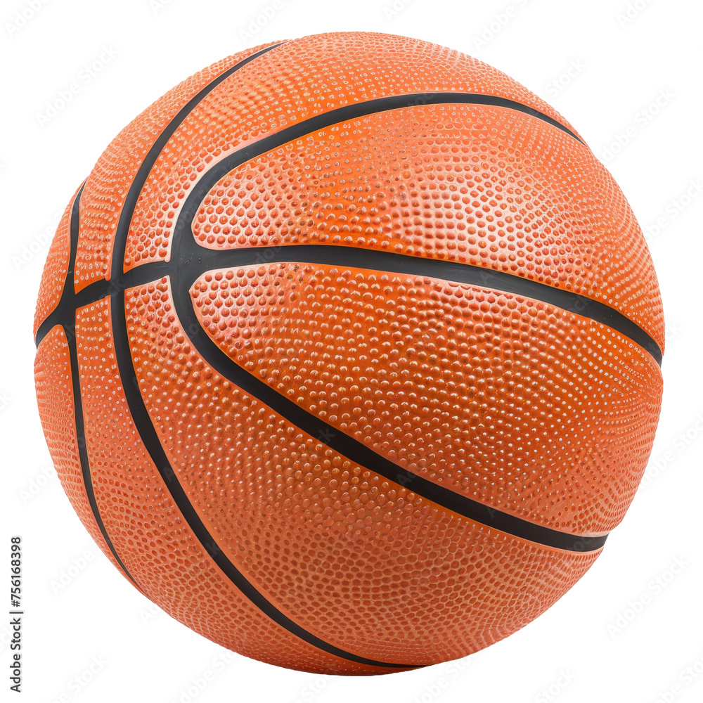 Fototapeta premium Isolated Basketball Ball on White Background
