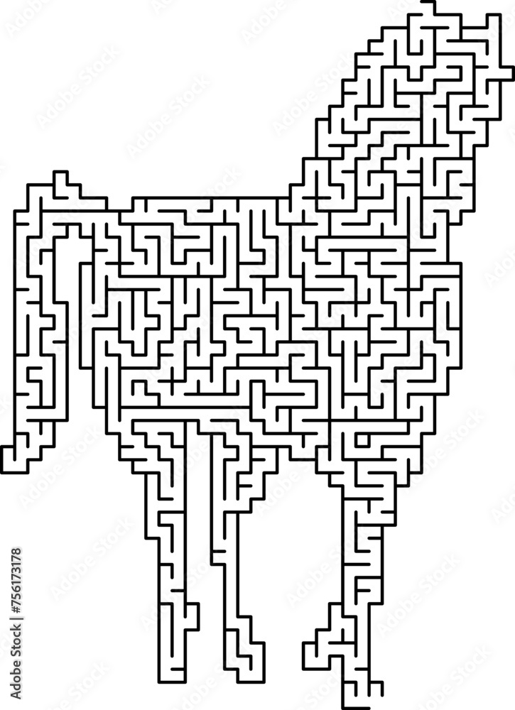 Unicorn Maze Puzzle Unicorn Maze Puzzle