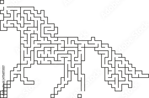 Unicorn Maze Puzzle 