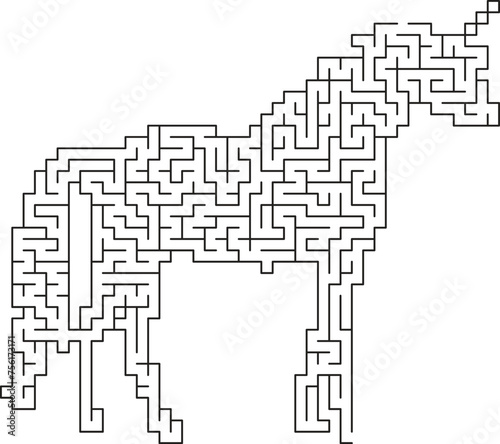 Unicorn Maze Puzzle 