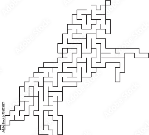 Unicorn Maze Puzzle 