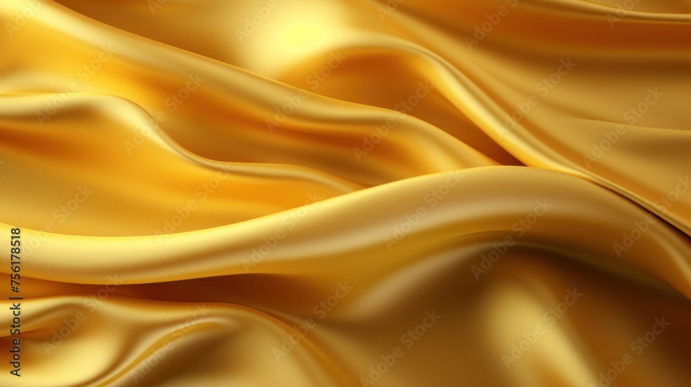 Fototapeta premium golden silk background Abstract background of elegant gold satin.