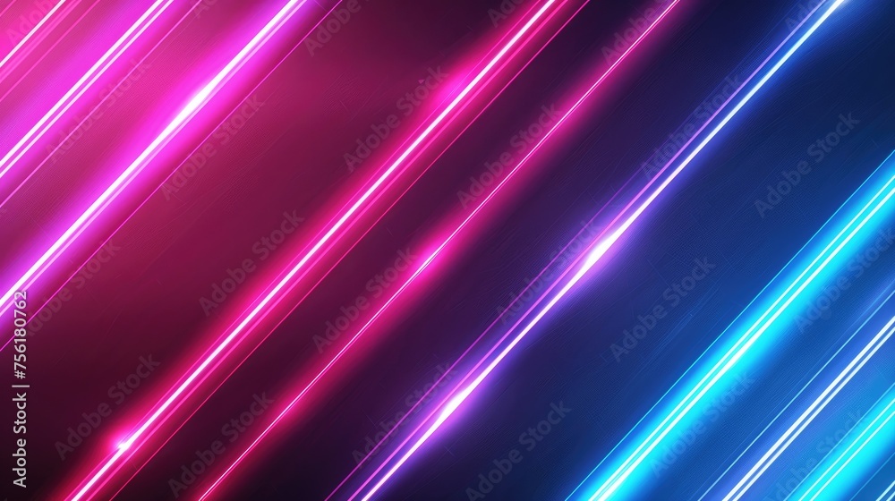 Dynamic abstract texture background with neon fiber optic lines. Ai Generated Dynamic abstract texture background with neon fiber optic lines. Ai Generated