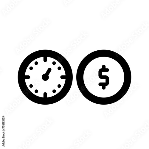 Vector solid black icon for Viability