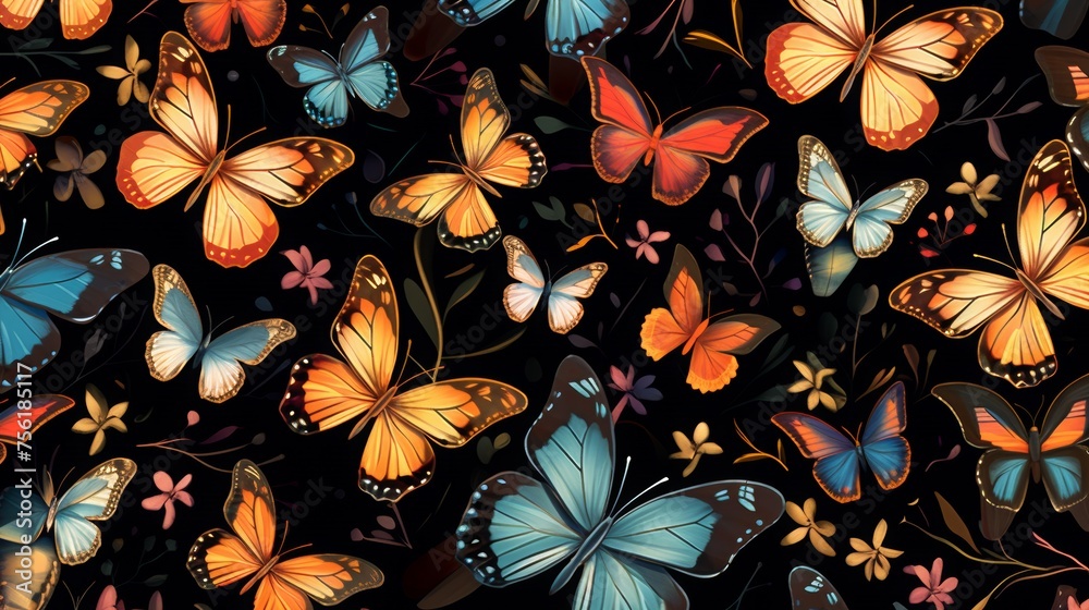 butterfly seamless pattern butterfly seamless pattern