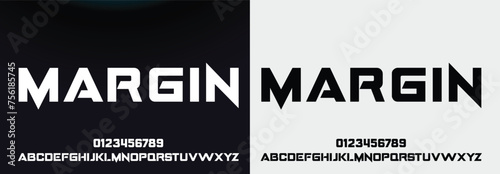 Abstract sport modern alphabet fonts. Typography technology electronic sport digital game music future creative font. vector illustration