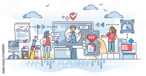Health information technology for online medicine system outline concept