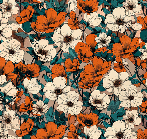 seamless floral background
