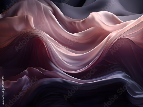 wavy-waves-resembling-flowing-fabrics-in-3d-space-captured-in-dark-muted-tones-showcasing-slumped